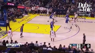 همه پرتاب‌های ۳ امتیازی کری گل شد!