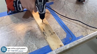 ساخت محل نصب سینک کابینت