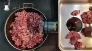 نحوه تهیه مواد کباب کوبیده برای چند روز