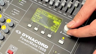 آموزش افکت تند یا شلاقی در پاور میکسر دایناکورد