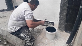 اجرای عایق نانو روی دیوار