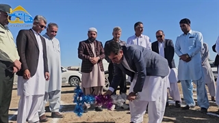 کلنگ زنی مدرسه 6 کلاسه در زرآباد