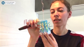 "ساخت شمع با طرح آبرنگی: آموزش خلاقانه برای شمع‌های زیبا و هنری"