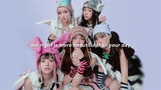 newjeans-our night is more beautiful than your day (sped up + reverb)