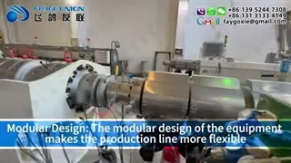 خط تولید لوله پی وی سی